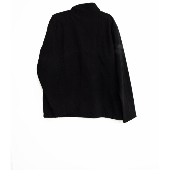 Sturdy-Lite Black Full-Zip Fleece Jacket With Logo Embroidery Unisex Size XL - Picture 5 of 8